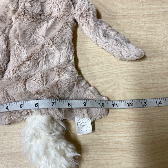 Slumberkins Dusty Pink Unicorn Snuggler Flat Plush Lovey Baby Security Blanket - Picture 6 of 6